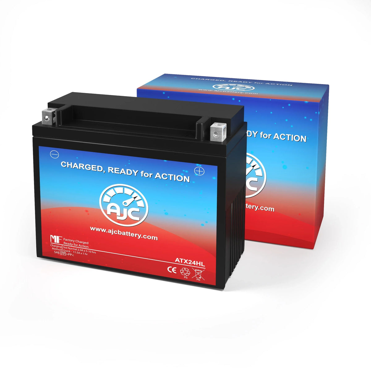 (1996) Touring Battery 368CC AJC Replacement with Bombardier Compatible Snowmobile Battery LT
