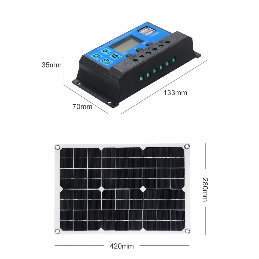 IP65 liquid Dual DC Panel 5V/18V Dual liquid IP65 12V/24V 50W Car 12V/24V Panel Output Solar USB 2 Solar QISUO Dual Pinnaco DC Resistance 5V/18V Solar Resistance Solar PWM USB Output Panel,Solar 5V/18V
