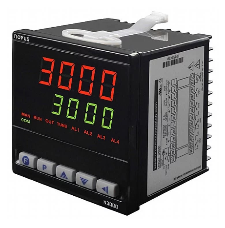 Process NOVUS 1/4 24V DIN 4 relays, 8300200134N3000 USB controller,