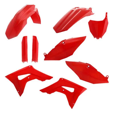CRF450R Full Red Acerbis Kit Honda for Plastic 2000 CR 2017-2018