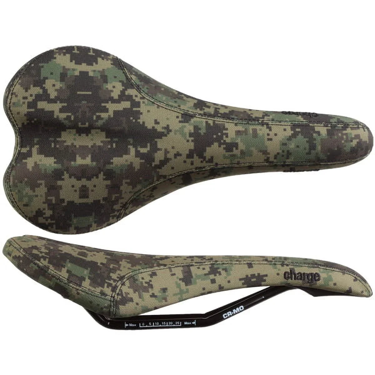 saddle, CrMo Spoon camo - Bikes digi green Charge