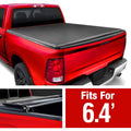 2500 Soft 6'4" Cover 2003-2023 Ram Compatible Bed 2019-2023 Classic Bed MaxMate with TCD484011 (76") Tonneau Truck Quad-fold 2002-2018 3500; Dodge 1500; | |