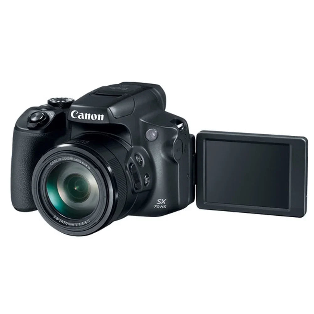 LP-E12 Card Canon 20.3MP and Digital SX70 Powershot Battery with Canon SDXC Camera 64GB Memory
