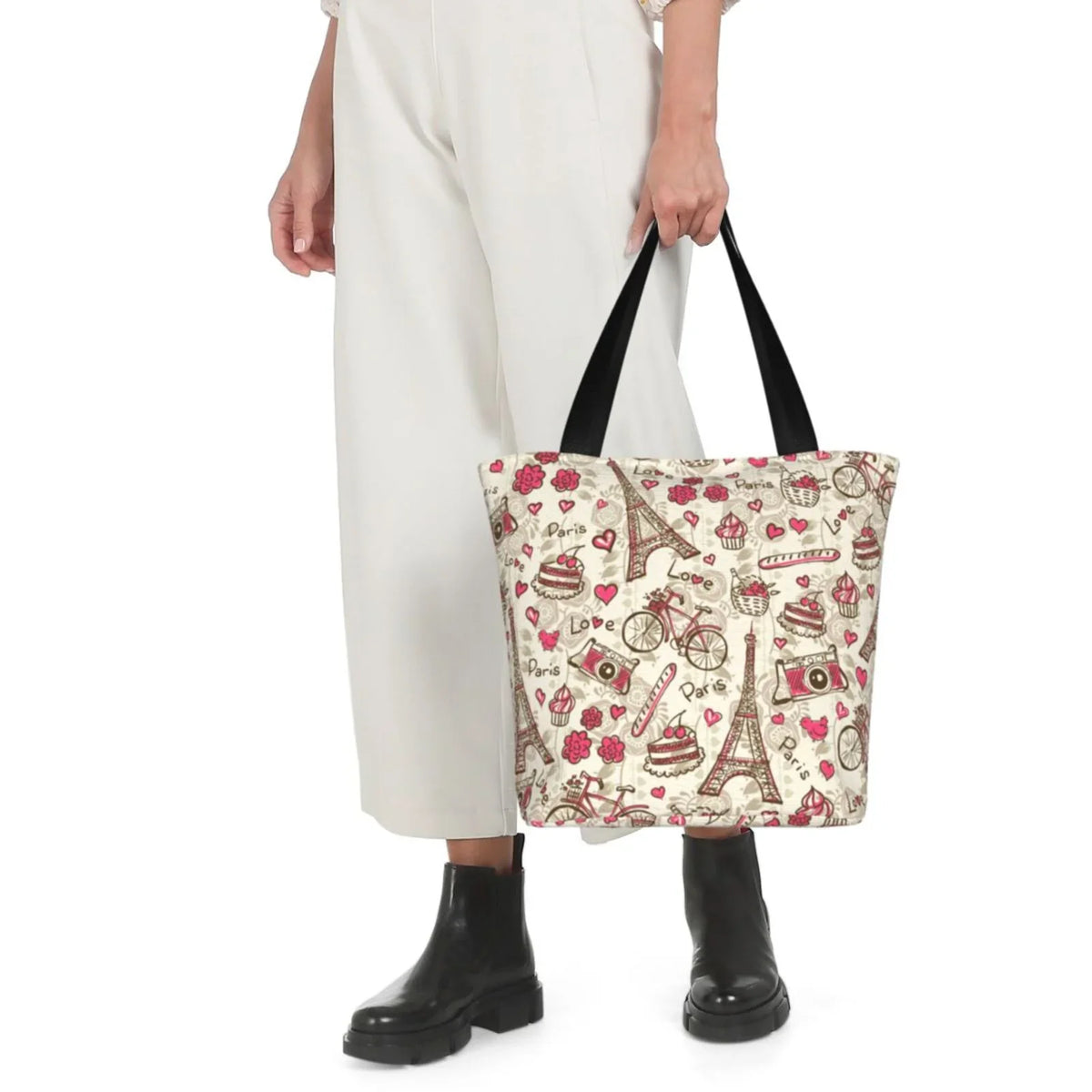 Handbags Hobos Bag,Shoulder Bag Capacity Tote Women'S Large Shopping Lukts Vintage Paris Bag