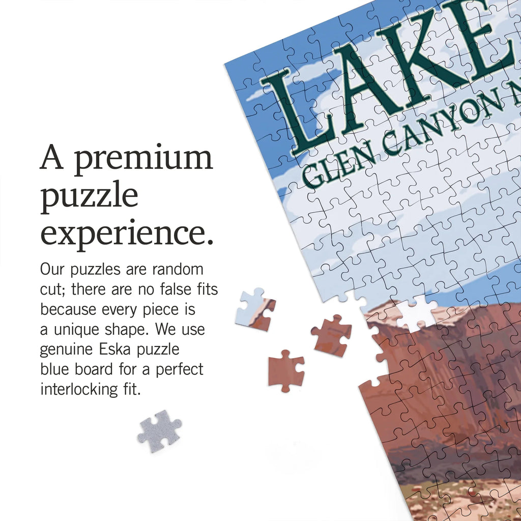 Forgotten Lantern Piece Press Jigsaw Powell, Lake Canyon Puzzle, 1000