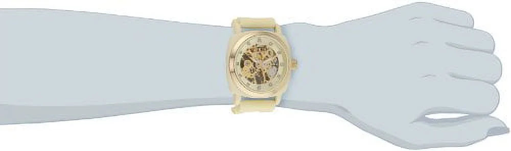 Rubber Cream Women's Watch Milano Skeleton Mechanical ORLOGI Movement TK626CR