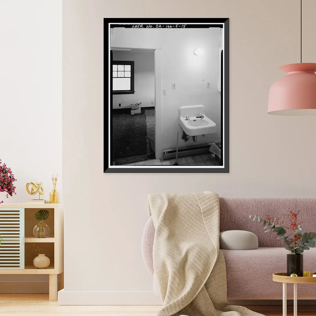 15, Print, Lake Mono Framed vicinity, x System, 21-7/8" Rush Historic CA 17-7/8" - June Cottage, Creek Clubhouse Hydroelectric County, Creek, Rush