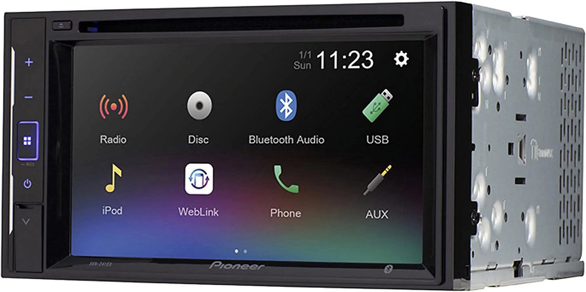 Receiver Pioneer AVH-241EX License with Backup Camera DVD Plate