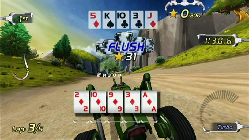 '- Excitebots: Nintendo Wii Racing Trick