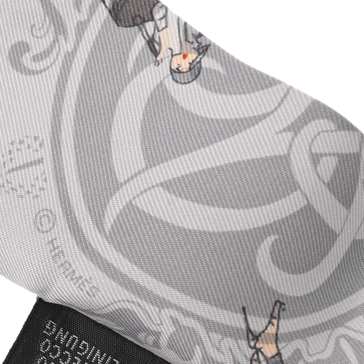 Pre-Owned EX-LIBRIS HERMES Silk Twilly 100% Women's Muffler Grey (Good) Scarf PARISIENNES LES
