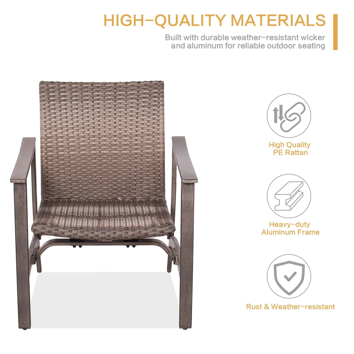 Table, Rocking BTU 33.8"x27.2" with Chairs & Propane Firepit exterior Set Gas Patio Piece All-climate Motion Conversation Furniture for 15000 5 Set Deck Table, Wicker Yard Garden Fire 4 Pit