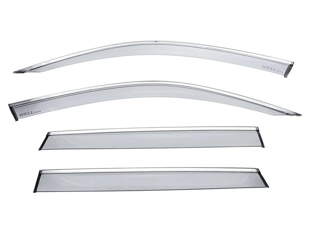 Side / X5 2022 for Rain Wind 2024 Chrome 2021 2023 2019 2020 G05 3-847BM015 Visors Trim With Wellvisors Deflectors Window Guard