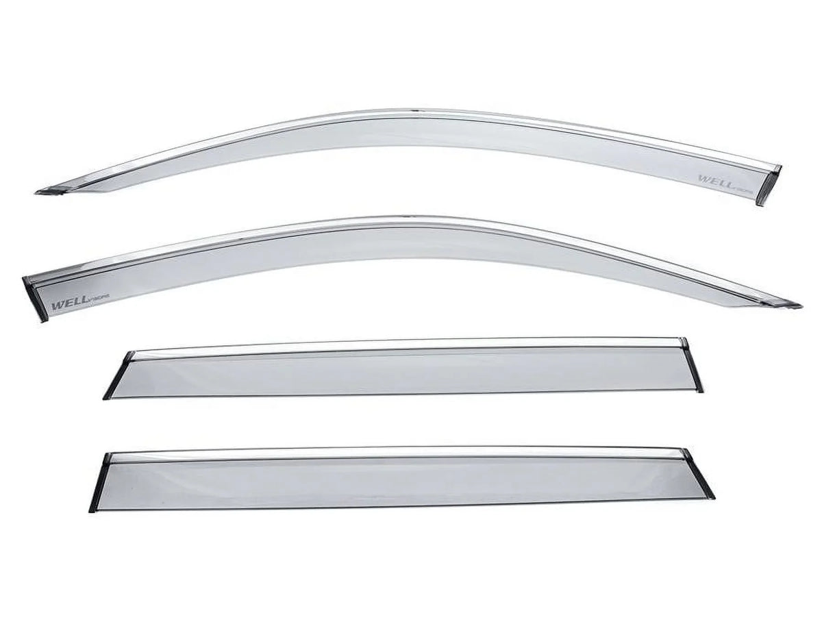 Side / X5 2022 for Rain Wind 2024 Chrome 2021 2023 2019 2020 G05 3-847BM015 Visors Trim With Wellvisors Deflectors Window Guard