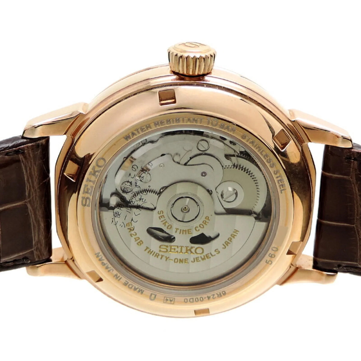 (6R24-00D0) Pre-Owned Watch Mechanical Men's Presage Seiko SARD006 (Good) Model