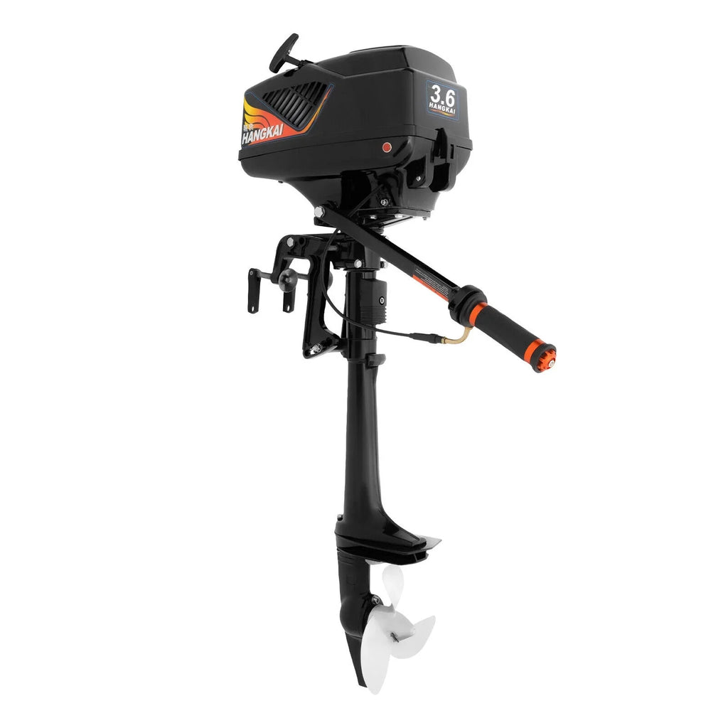 Boat liquid HP Motor Stroke Outboard Outboard Motor Engine 3.6 2 Cooling Boat 90cm/35.4in HANGKAI Fishing CDI
