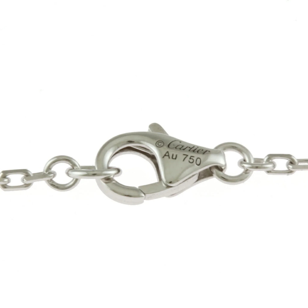 Diamond (Like Cartier Heart CARTIER C Pre-Owned Necklace 18K Ladies BRJ10000000119253 New)