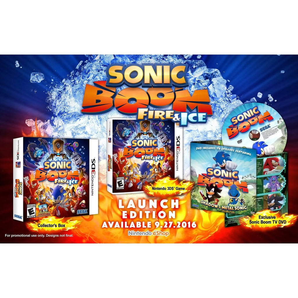 Sonic Ice Sega & Boom: Fire