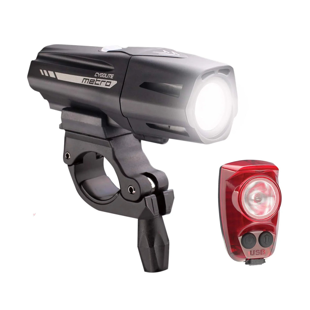 Metro Cygolite USB Hotshot 800 Set Plus Taillight 150 Pro Combo Headlight &