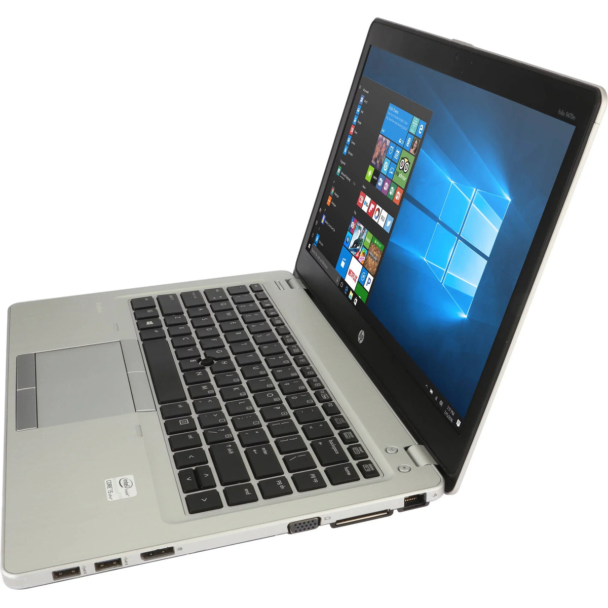 128GB HP Laptop Core i5 - 8Gb GHz SSD Elitebook 9470M Folio Intel (Reused) 1.80 W10P Ram