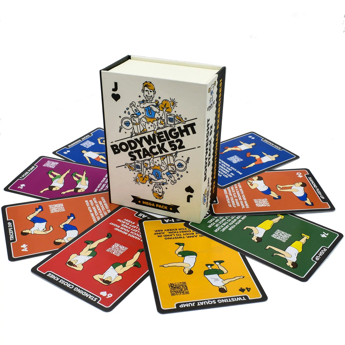 (Bodyweight Cards: Bodyweight Muscle. Video Exercise Fat Needed. Fitness Instructions 52 by Playing Expert. Build Card No Burn Game. Pack) Designed Included. a Workout Stack Mega Military Equipment