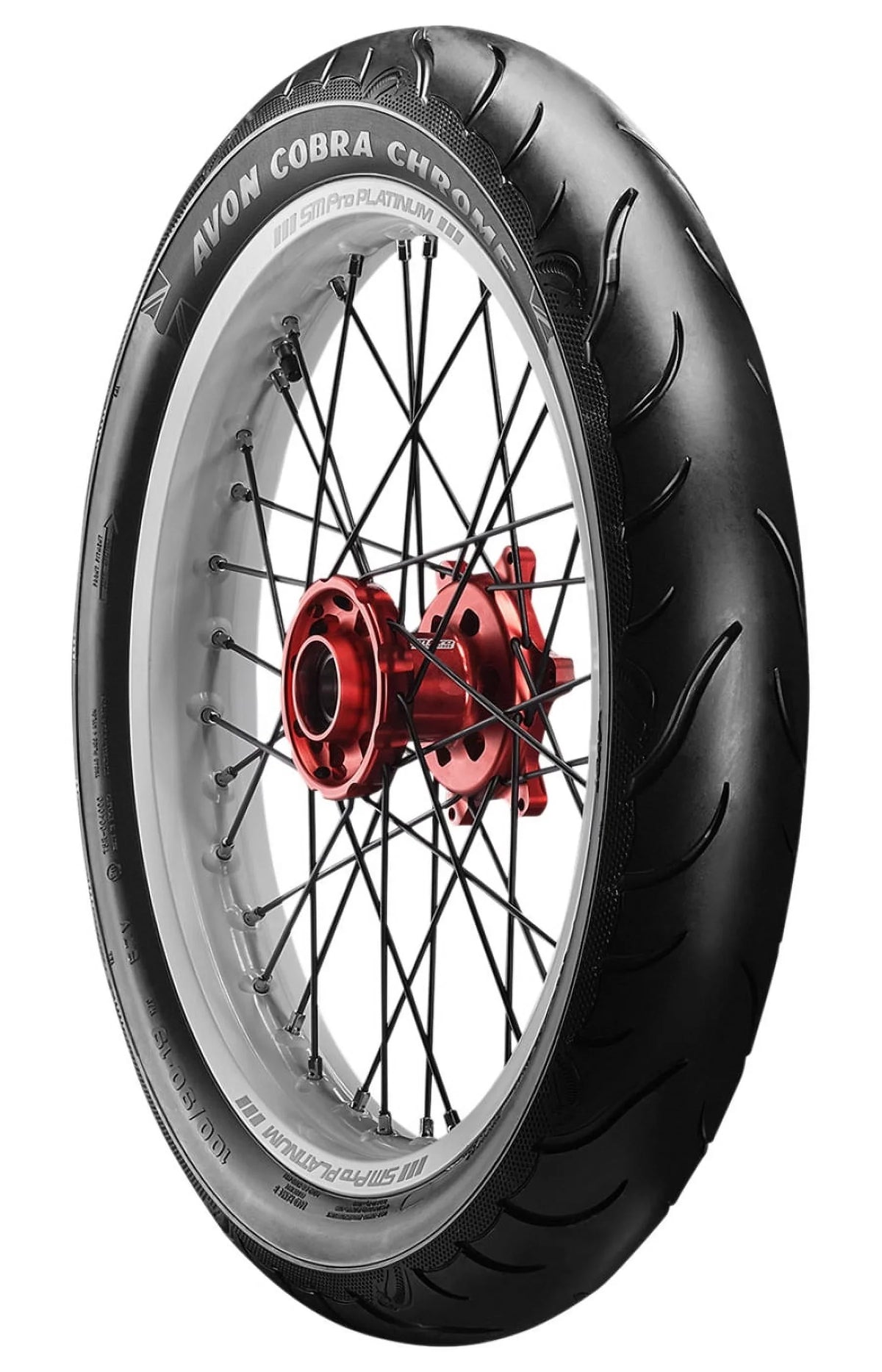 AV91 Chrome Avon 130/80B17 Cobra Front (638177) Tire