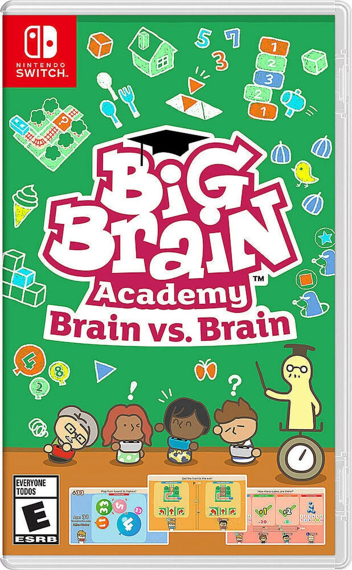 Switch, ... OLED vs. Brain Academy: - Switch Big Nintendo Brain Brain Nintendo