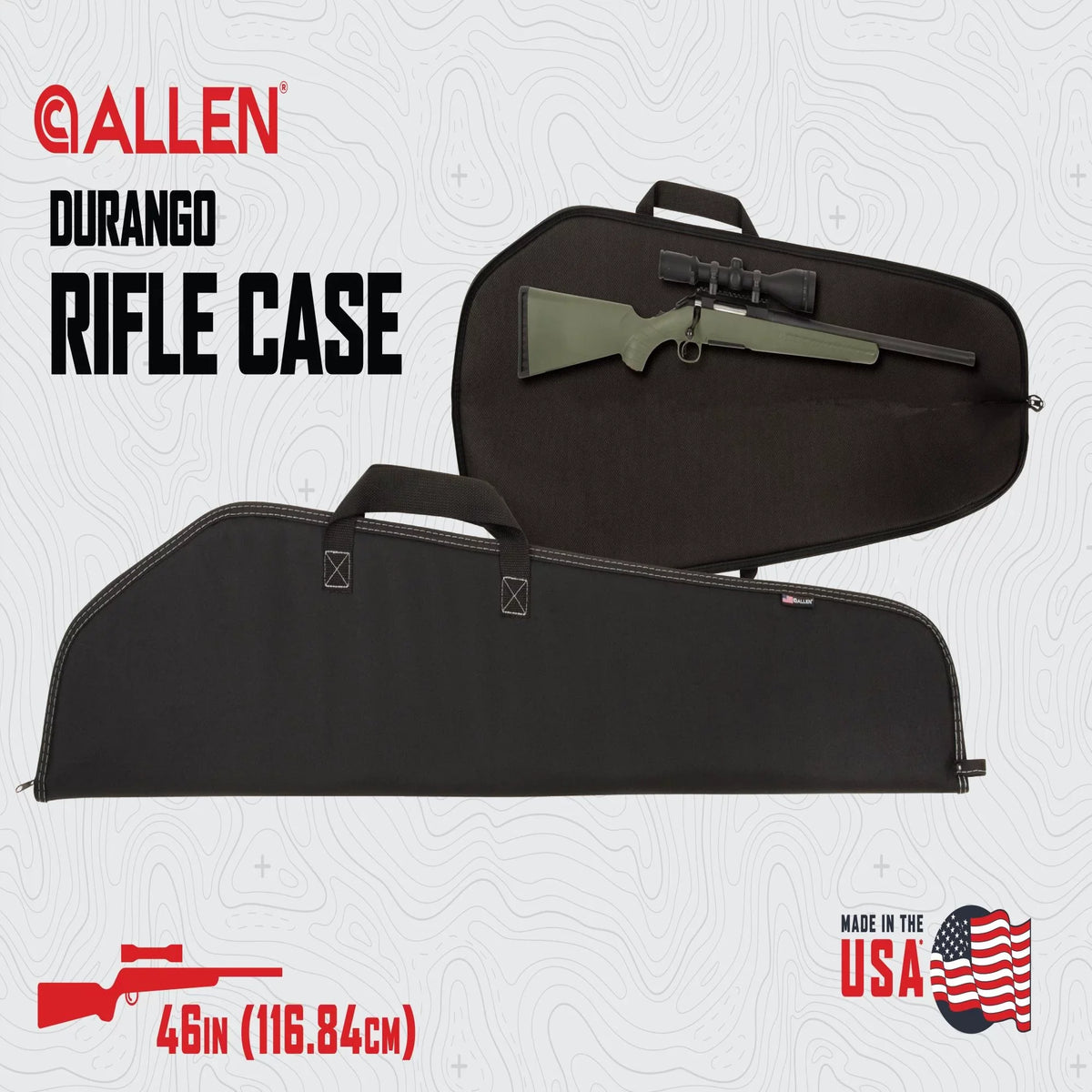 Company Durango 46" Polyester, 602-46 Black, Allen Case, Soft Rifle