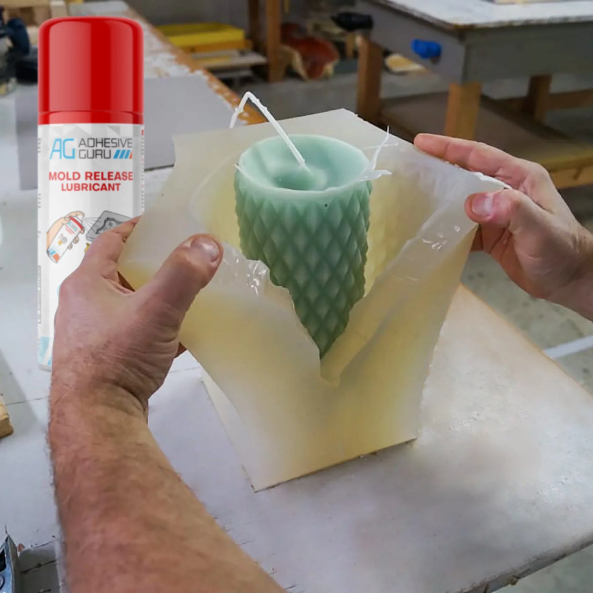 Epoxy 2 (2 Adhesive for Silicone fl oz) Pack Spray Guru Release 13.5 x Mold Resin
