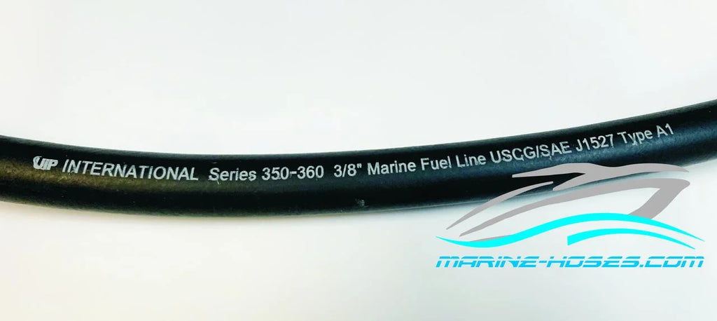 Fuel ID 3/8" Hose Unaflex Feed Line Hose A1 UIP Boot feet Marine Fuel Line Fuel A1 New Permeation USCG Low 25