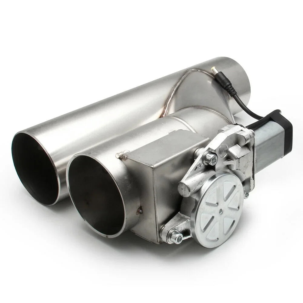 Top10 Electric Controller Valve Out Remote Pipe w/ Y E-cut Racing 2.5" Kit Exhaust 63mm
