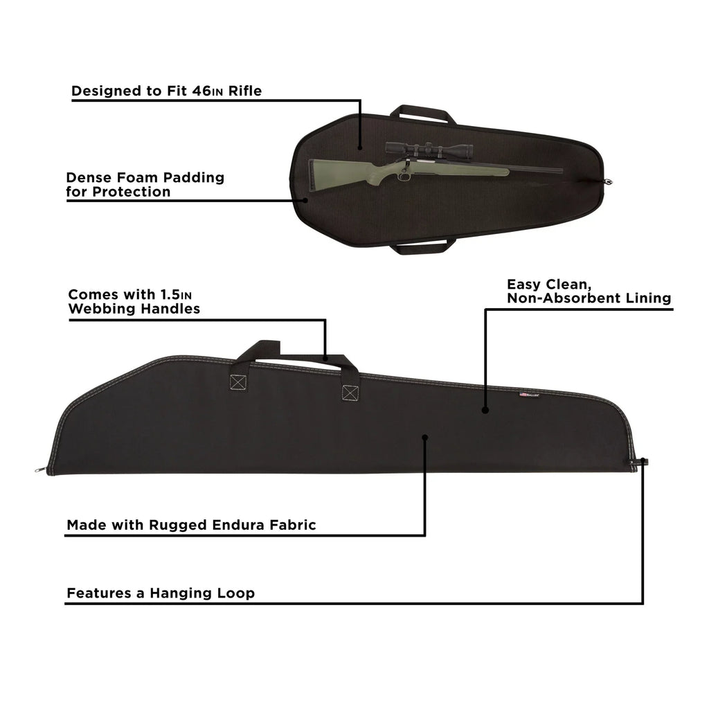 Company Durango 46" Polyester, 602-46 Black, Allen Case, Soft Rifle