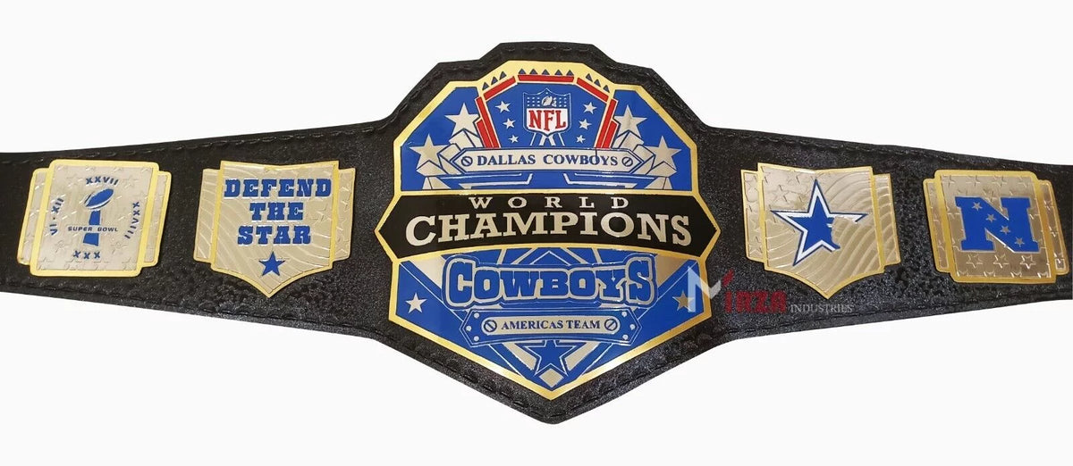 American NFL Cowboy Title Belt Championship World Adult Team