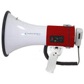 Portable w/Detachable Microphone, Speaker Megaphone Bullhorn - Siren And Lightweight Pro Strap Cheer Technical Police - Professional Detachable Voice 75-Watt Red Bullhorn leading for exterior PA