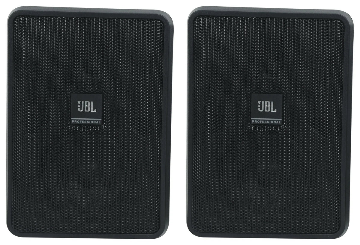 3" Black JBL + Speakers Commercial 70v Wall Amp 23-1 Indoor/exterior (4) Control