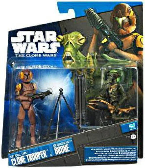 Clone Action Star Special Figure Wars Drone 2011 Trooper & Ops Geonosian 2-Pack
