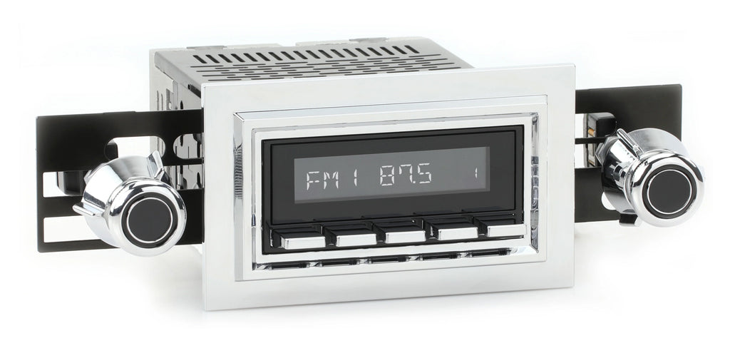 AM/FM RetroRadio Mercury Features 1977-85 AUX, Capri LABC-M1-121-55P-75PMC3 Bluetooth, Include with Compatible