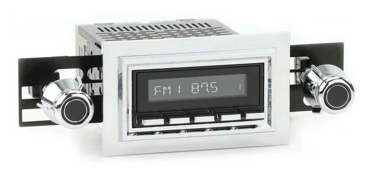 AM/FM RetroRadio Mercury Features 1977-85 AUX, Capri LABC-M1-121-55P-75PMC3 Bluetooth, Include with Compatible