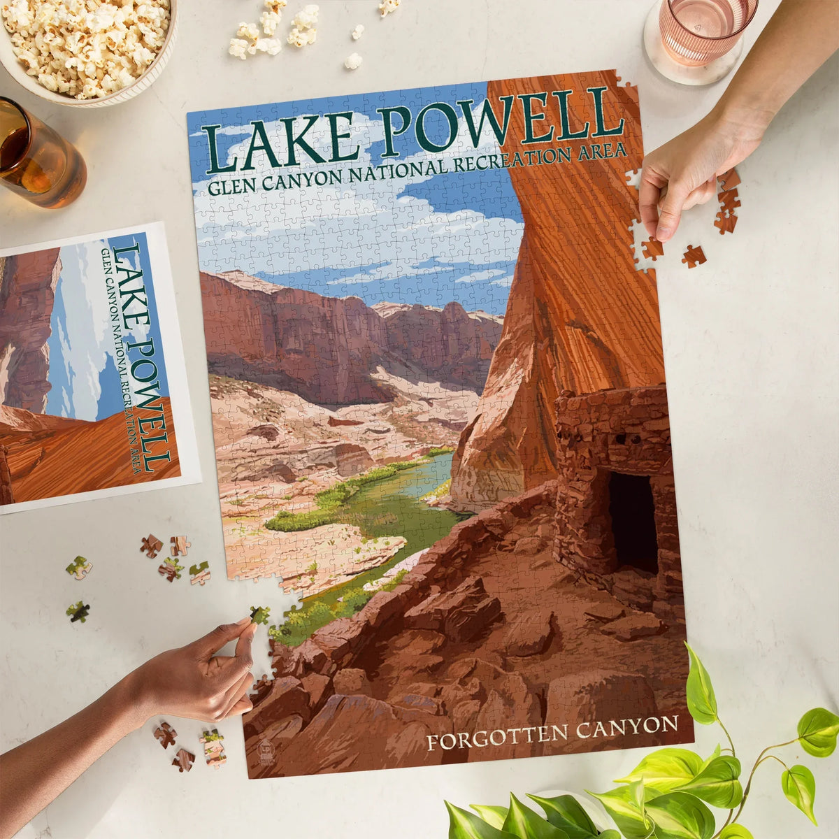 Forgotten Lantern Piece Press Jigsaw Powell, Lake Canyon Puzzle, 1000