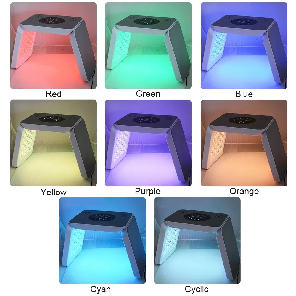 Rejuvenation Treatment Facial 7 Colors Light Mask Therapy Acne PDT LED Light Skin Machine Photon