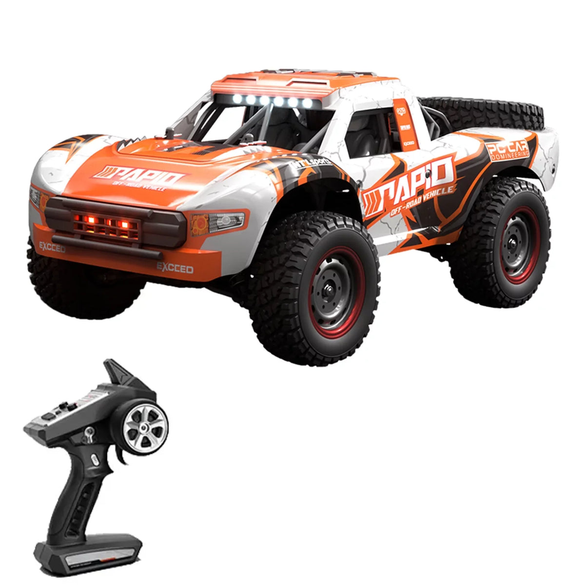 Control 2.4GHz Proportional Truck Remote 4WD Pinnaco Brushless Off-road 70km/h Car Speed