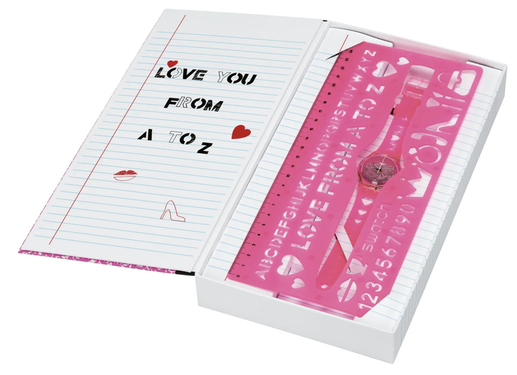 Pink Box Watch Day Swatch Limited A Z to Love New Mom Mother with From 2021