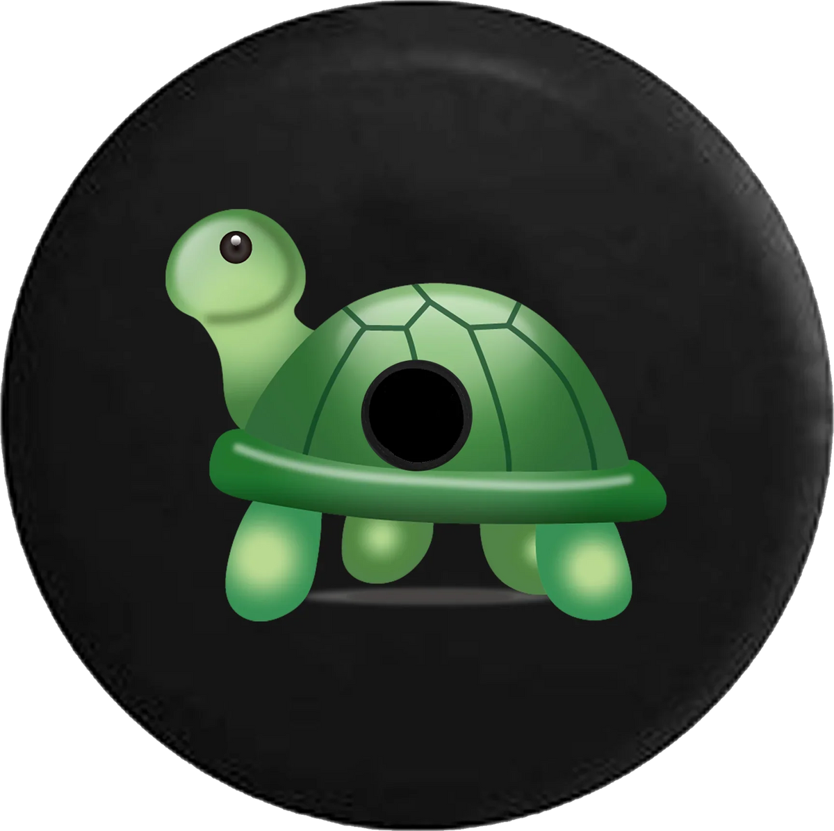 Cover Camera Inch Little Tire for Jeep 2018 33 Green Emoji Backup Turtle RV Text JL Wrangler 2019 Cute Spare