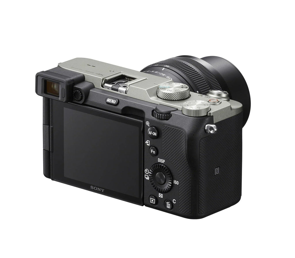 (Silver) a7C FE Bundle with Alpha 28-60mm Camera Essentials Lens Mirrorless