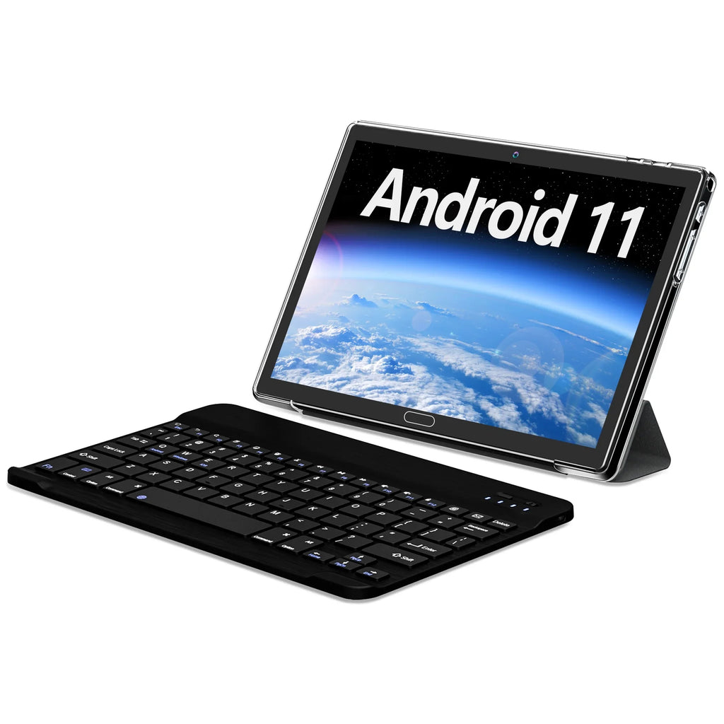 Wifi with Tablet 10" Octa 64GB Ram Cellular Rom Android Gps 11 Bluetooth Tablet Core Arm Keyboard 4GB
