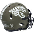Riddell To Trevor Autographed Lawrence Helmet 2022 Jaguars Authentic Speed Salute Service Jacksonville