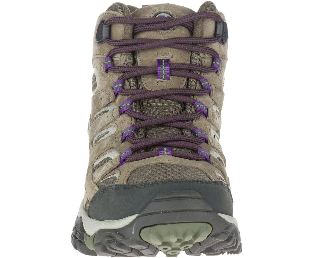 Wide Ventilator Moab Women's Merrell Hiking 9 Mid Shoes, Olive, 2 dimension