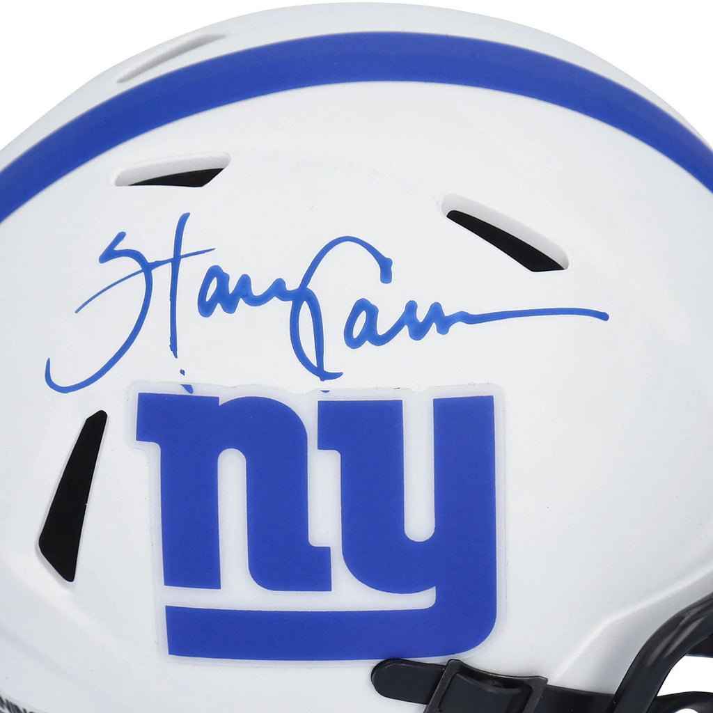 Lunar Fanatics Authentic Helmet Speed Riddell Mini Certified Harry Carson Giants Autographed - Alternate Eclipse York New