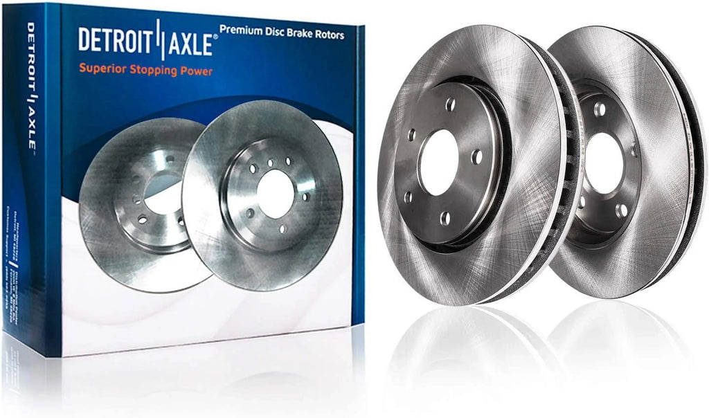'- Brake Brake 12" Rotors] Rear Grand inch Country C/V Ram & w/Hardware Pads Detroit Replacement Brakes Ceramic inch Dodge Town & Front for Journey Axle Routan Kit Rotors Disc Caravan [11.98" Chrysler