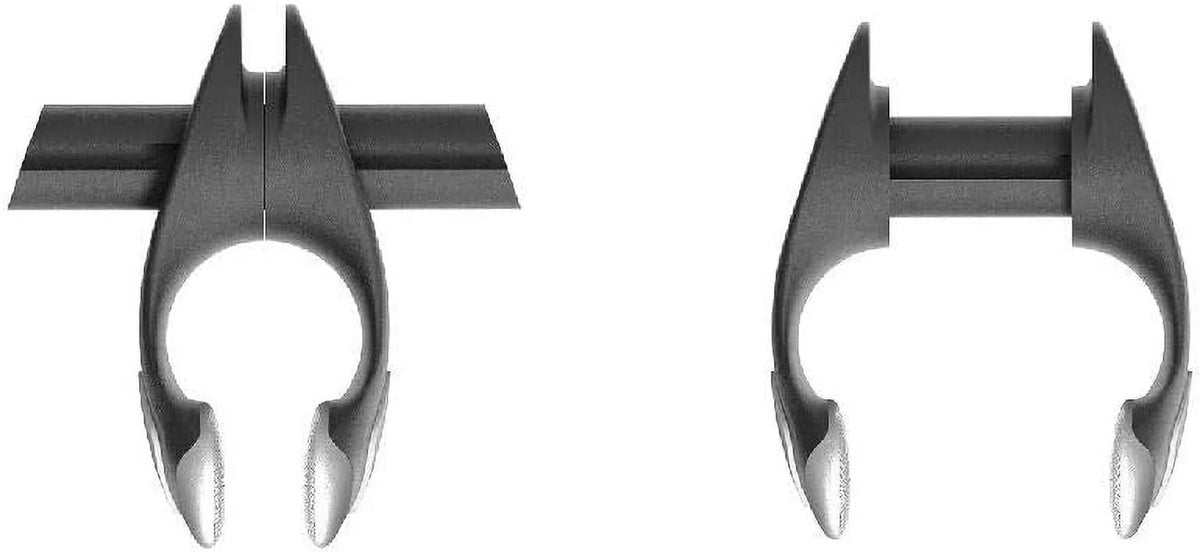 '- Clip 6" , "X Black/Black Nose Apnea 4