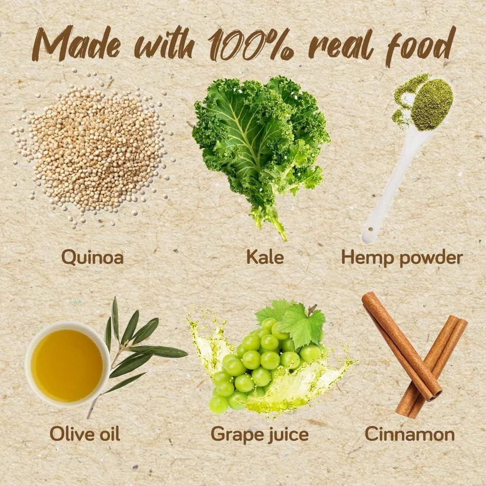 & Meals 12) of Hemp for Tube Fed - Blends People (Pack Real - Food Kale 9.4 Quinoa, - Pouch Oz